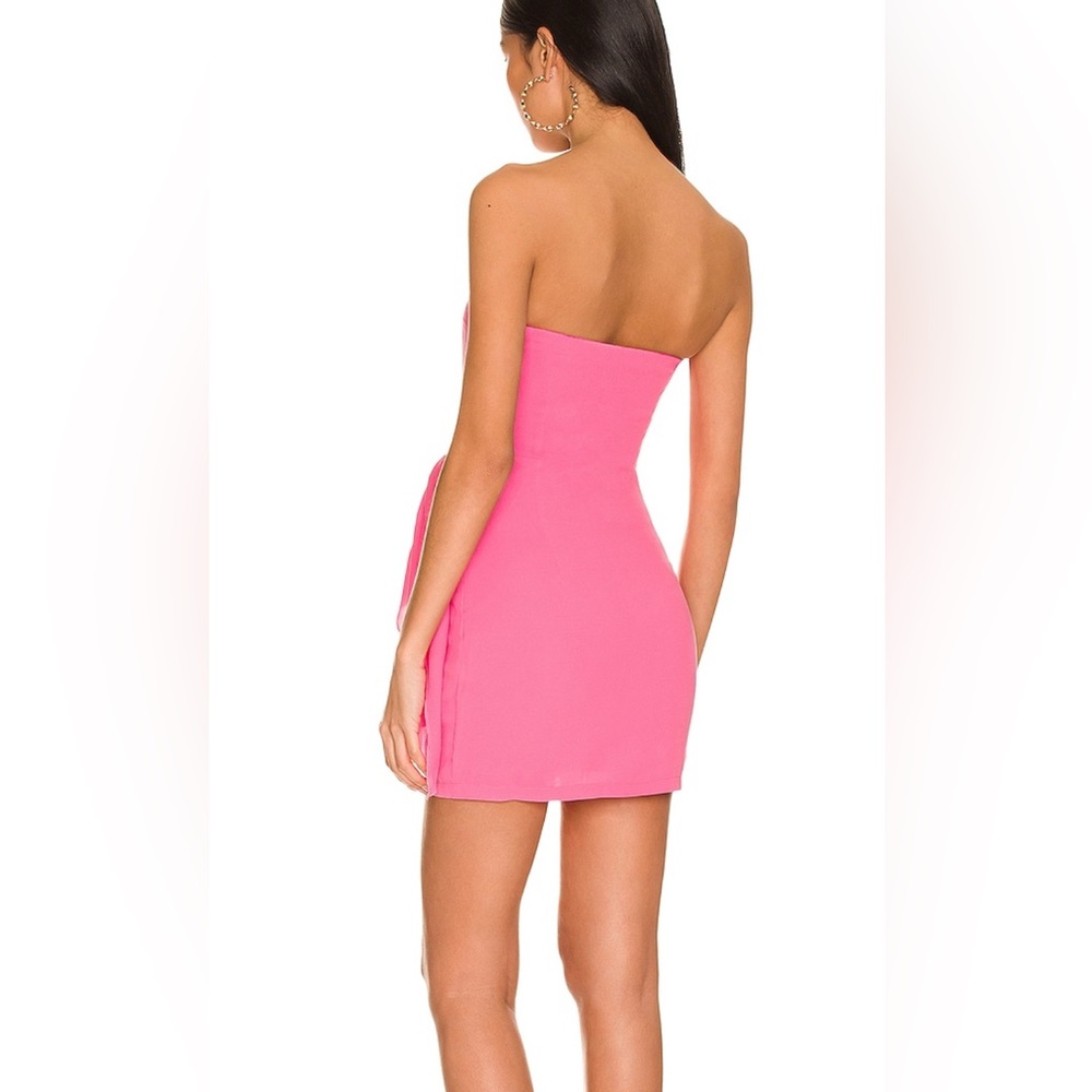 Superdown - Andria Strapless Mini Dress in Pink Sz:XS - Picture 3 of 12
